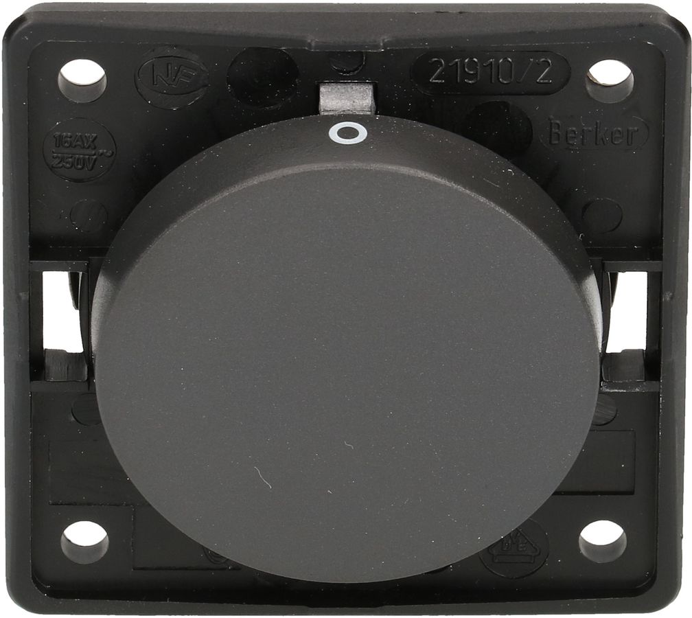 interruttore basculante s0 impresso 0 Integro Flow/Pure IP44 ant