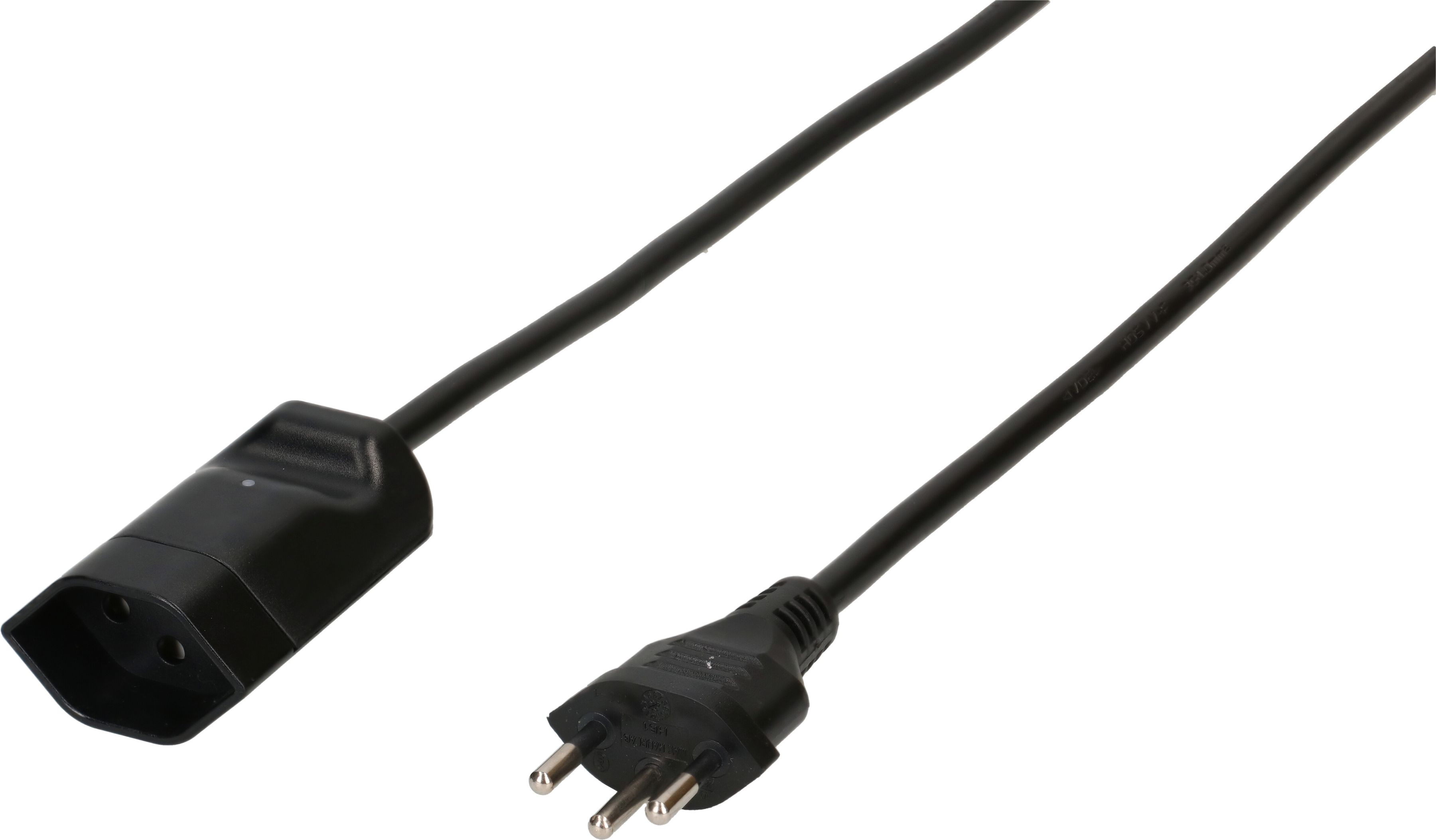 prolunga TD H05VV-F3G1 5m nero con display operativo