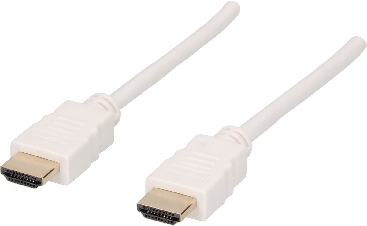 câble HDMI 3m blanc High Speed