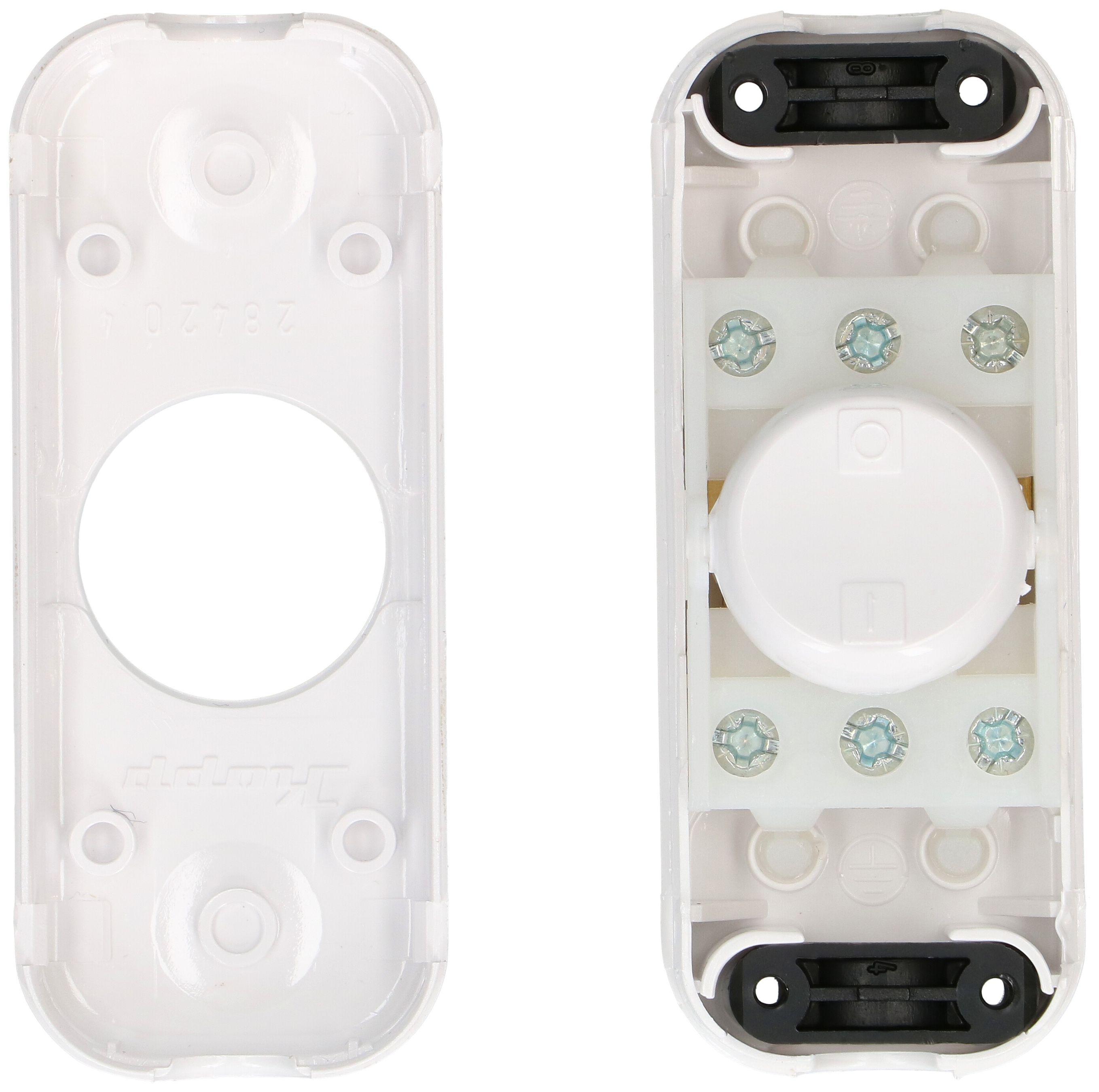 interrupteur 2 pôles AUS 10A blanc