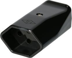 prise TH type 13 3 pôles noir pour diamètre du câble 6.5-9.5mm