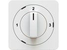 Stufenschalter 1L 1-2-3 Einsatz +Frontplatte priamos weiss