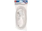 Rallonge TD H05VV-F3G1.0 3m blanc clip-clap OCP type 12 / type 13
