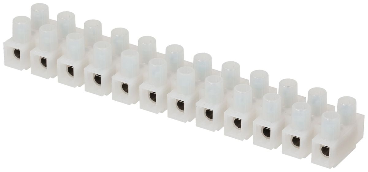 Klemmleiste 500/12 35 DS 1-2.5mm2 12-polig natur Drahtschutz