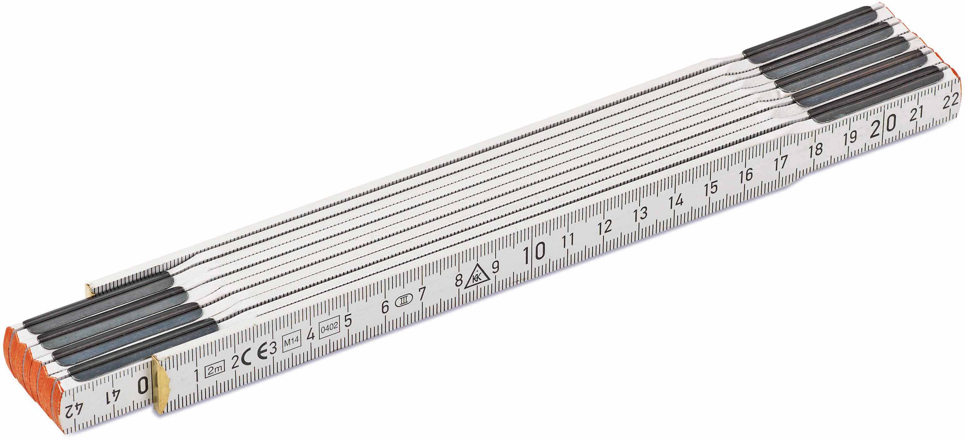 Mètre pliant en bois