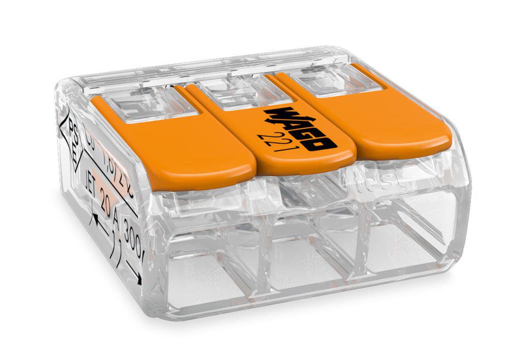 Wago bornes de connexion rapide S221 3 entrées