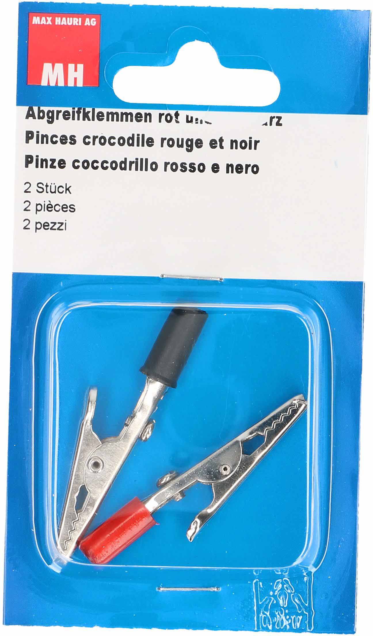 pinces crocodiles 2 couleurs / 2 pièces