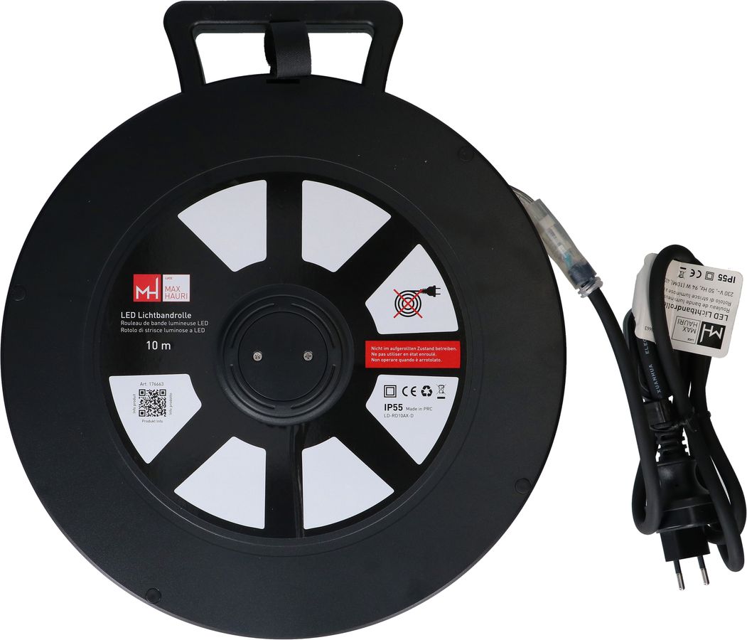 LED Lichtbandrolle 10m 2-seitig 360° 4000K 8600lm IP55