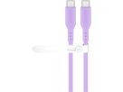 câble de recharge USB-C silicone 1.5m violet