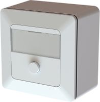 bouton-poussoir carillon + porte-nom AP priamos blanc
