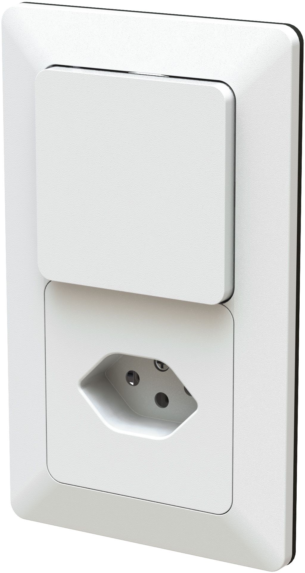 combinaison interrupteur s3 / type 13 ta.2x1 ENC priamos blanc