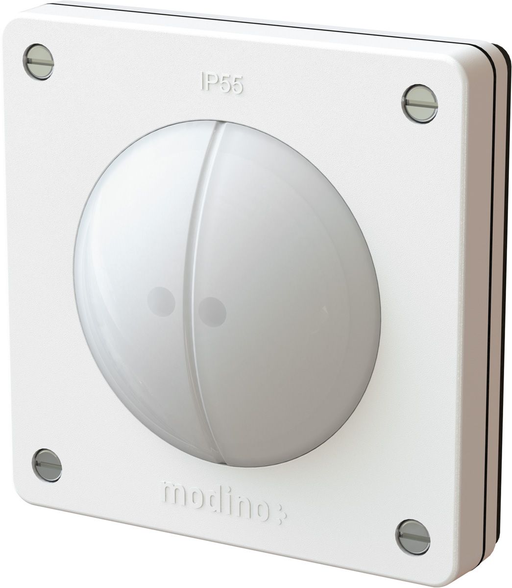 interrupteur à poussoir double s3+3 2x illu.ENC exo IP55 bl