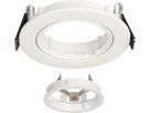 Einbaurahmen Ø80 weiss für LED-Lampen mit GU10-Sockel