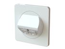 réseau 2x RJ45 Cat. 6 non blindé ENC maxONE blanc