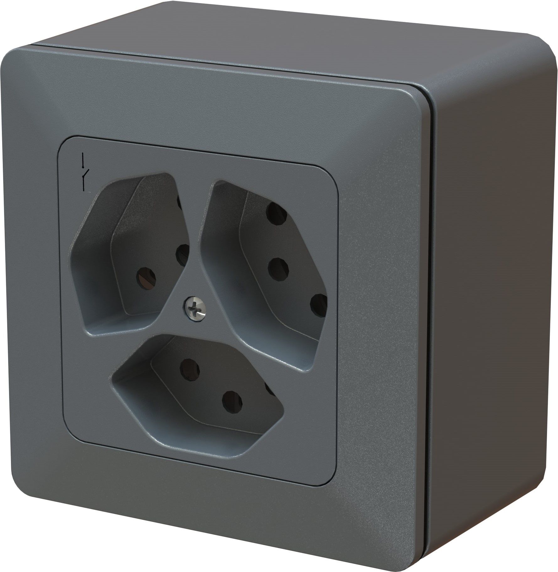 presa 3x tipo 13 1S AP priamos antracite