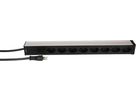 PDU 19 pouce 8x type 13 90° noir 1U