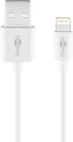 câble de recharge Lightning vers USB-A 2m blanc