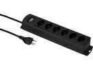multiprise Prime Line 6x type 13 noir interrupteur 3m