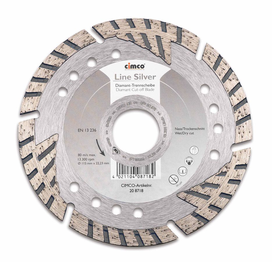 Diamant-Trennscheibe Putz Estrich Durchmesser 115