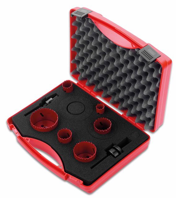 Lochsägen-Set Elektro metrisch HSS-Bi-Metall M20-64