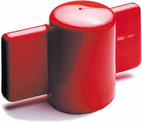 Isolatoren-Schutzschraube 1000V mit zwei Flügeln (Länge 80mm)