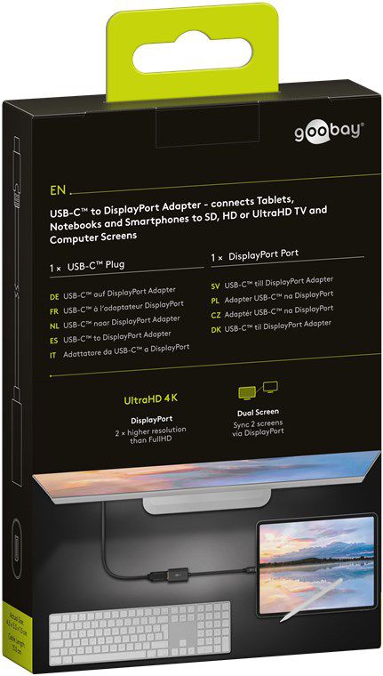 USB-C à DisplayPort câble adaptateur 0.2m