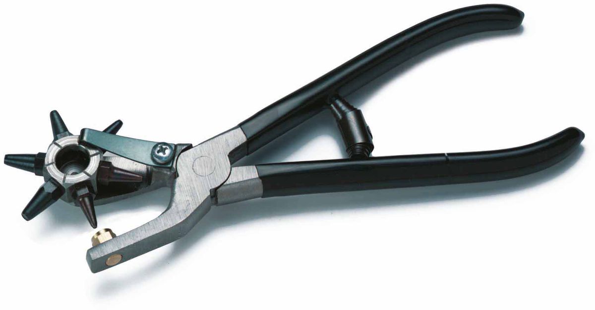 Pince perforatrice revolver acier forgé ø2-2.5-3-3.5-4-5mm 230mm