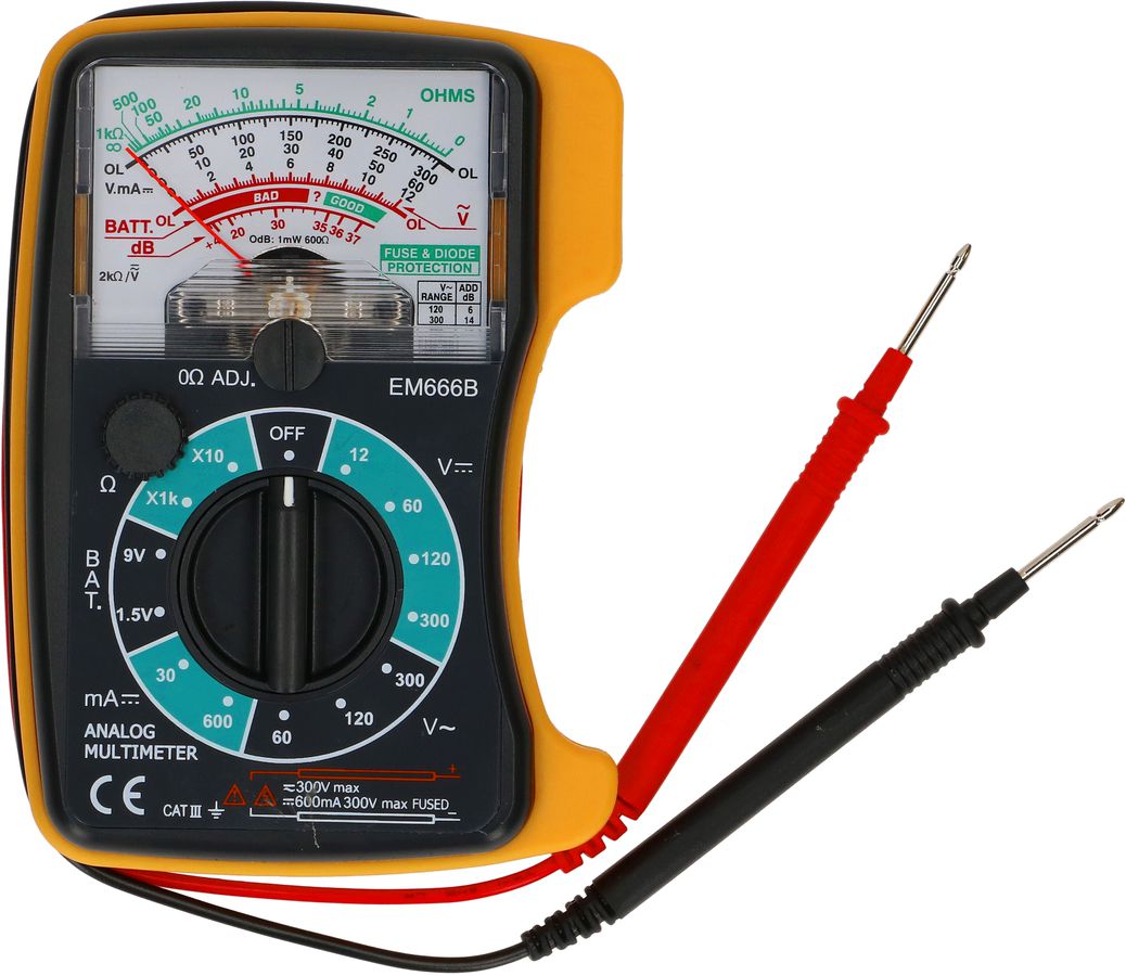 Analoges Multimeter Basis EM666B