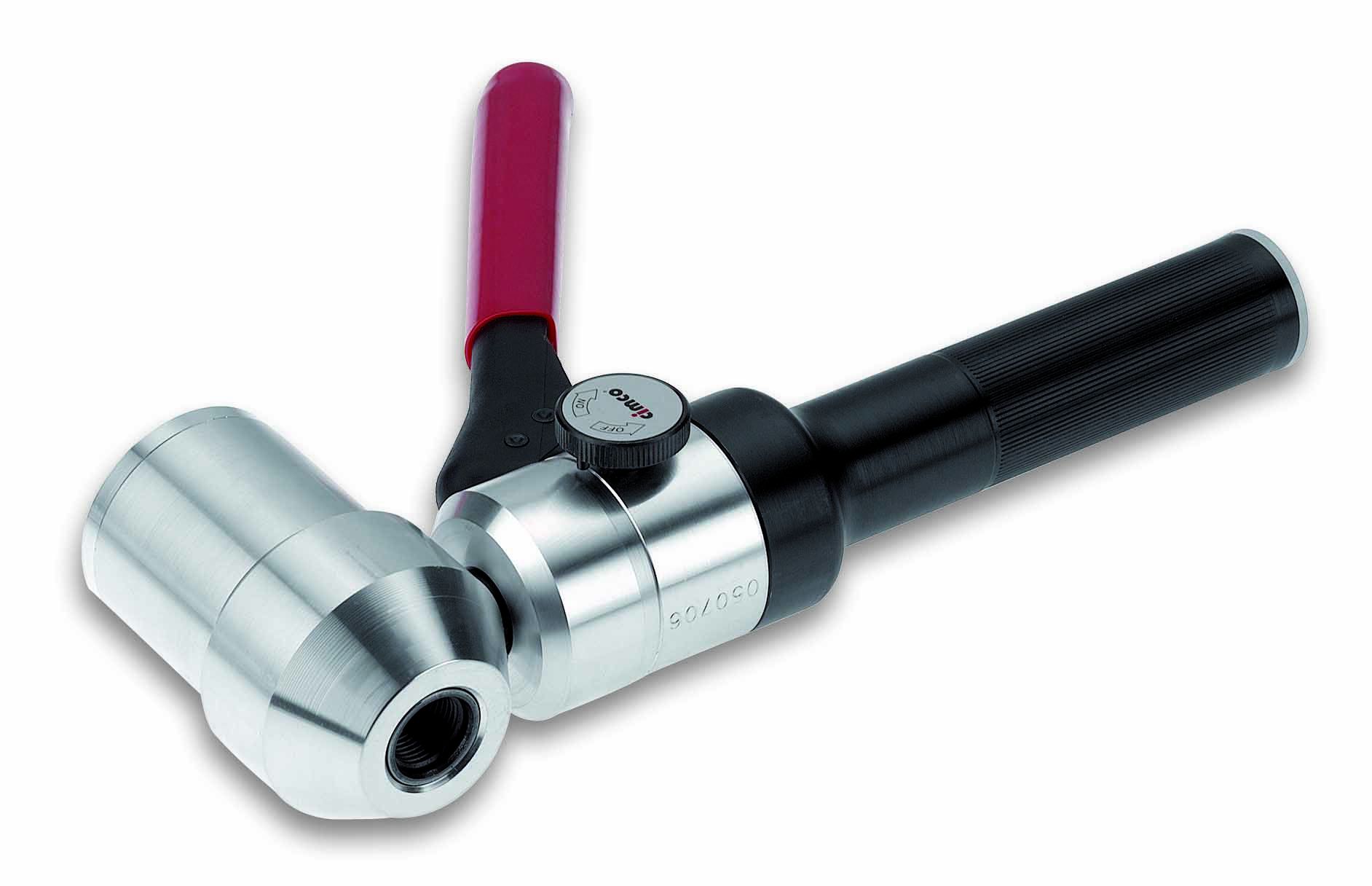 Hydraulische Handstanze 90° abgewinkelt und 360° drehbar