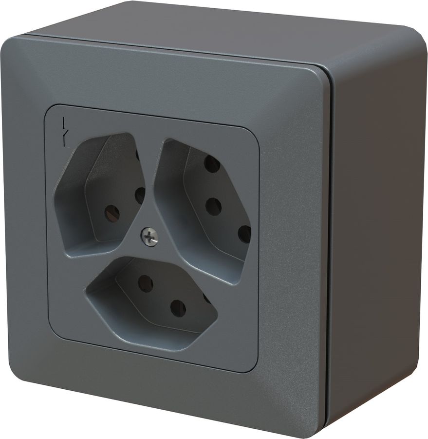 presa 3x tipo 13 1S AP priamos antracite