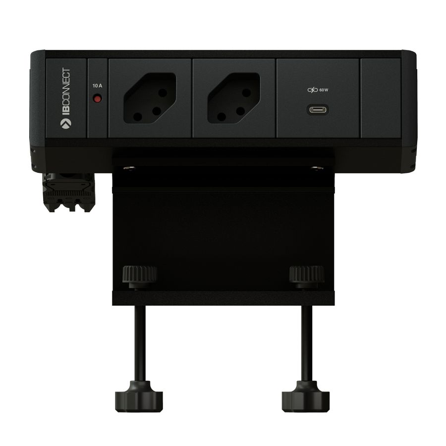 CUBO T bloc multiprise noir 2x type 13 1x USB-C 60W