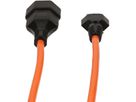 Rallonge EPR/PUR H07BQ-F3G1.5 5m orange type 23 / type 23