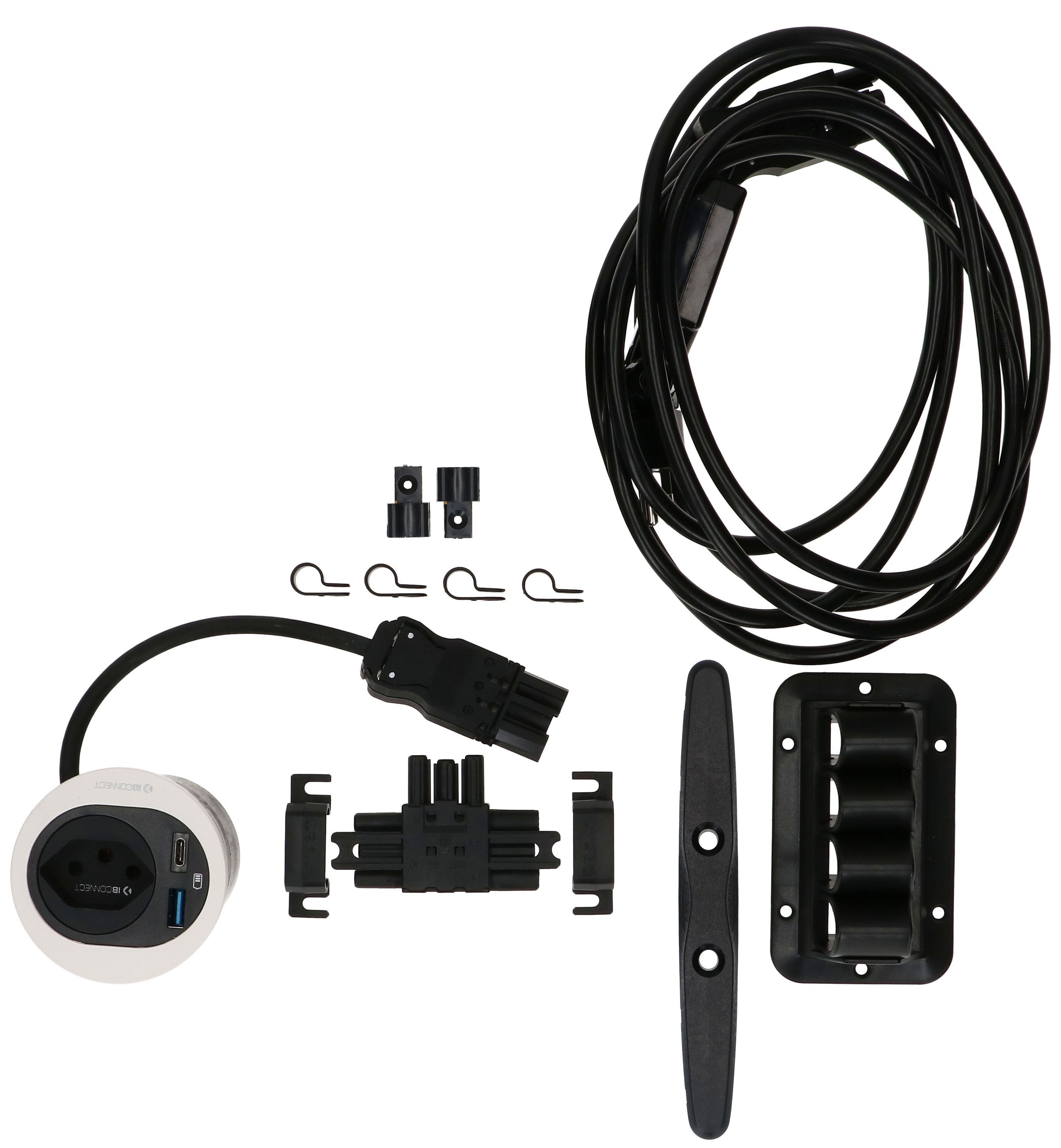 Single set de raccordement ATOM bloc multipri. bc type 13 USB-A/C