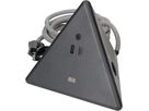 Energy Pyramide multiprise 2x type 13 noir USB A+C 2.5m clip-clap