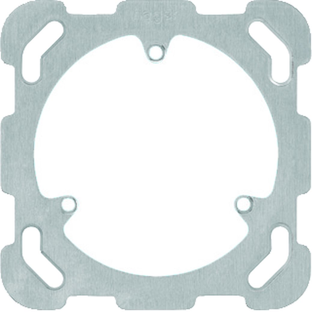 Piastra di fissaggio dim.1x1 con fissaggio a 3 punti Kallysto