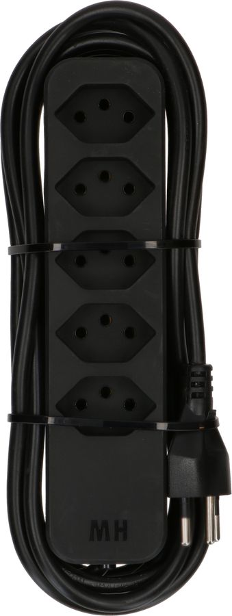 multiprise Swiss Line 5x type 13 noir aimant 3m