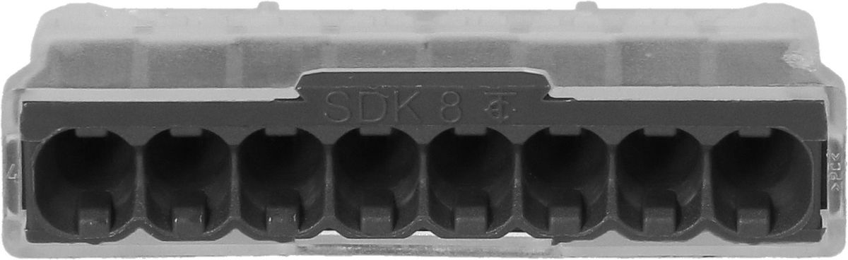 borne de dérivation sans vis 0.5-2.5mm2 8 pôles