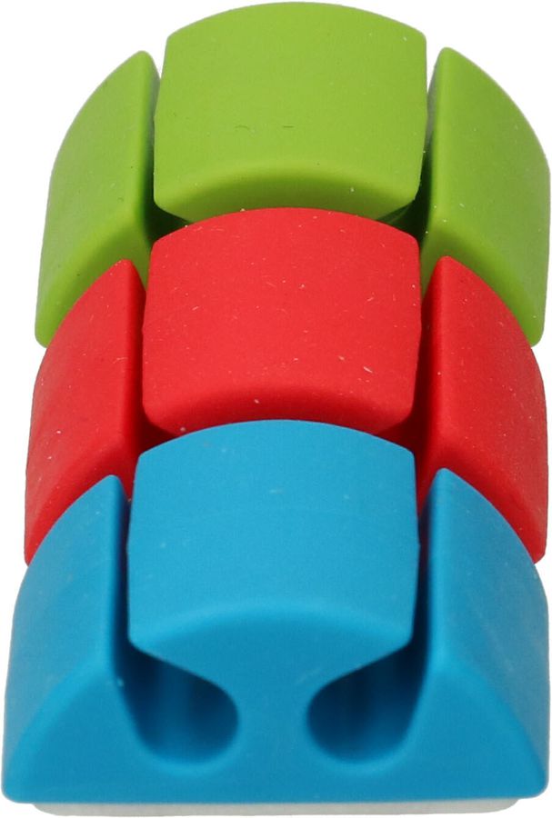 Kabelhalter-Set assortiert 2x grün 2x rot 2x blau