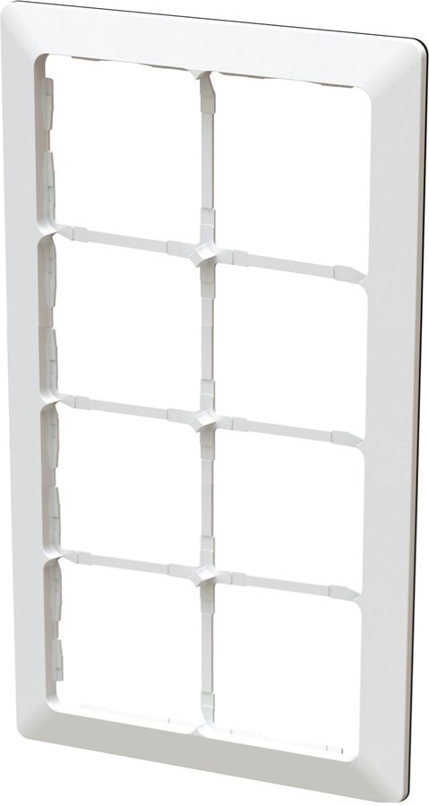 cadre de recouvrement ta.4x2 ENC +profil décoratif priamos blanc