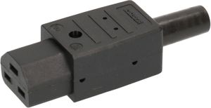 prise de connecteur type C21 3 pôles noir