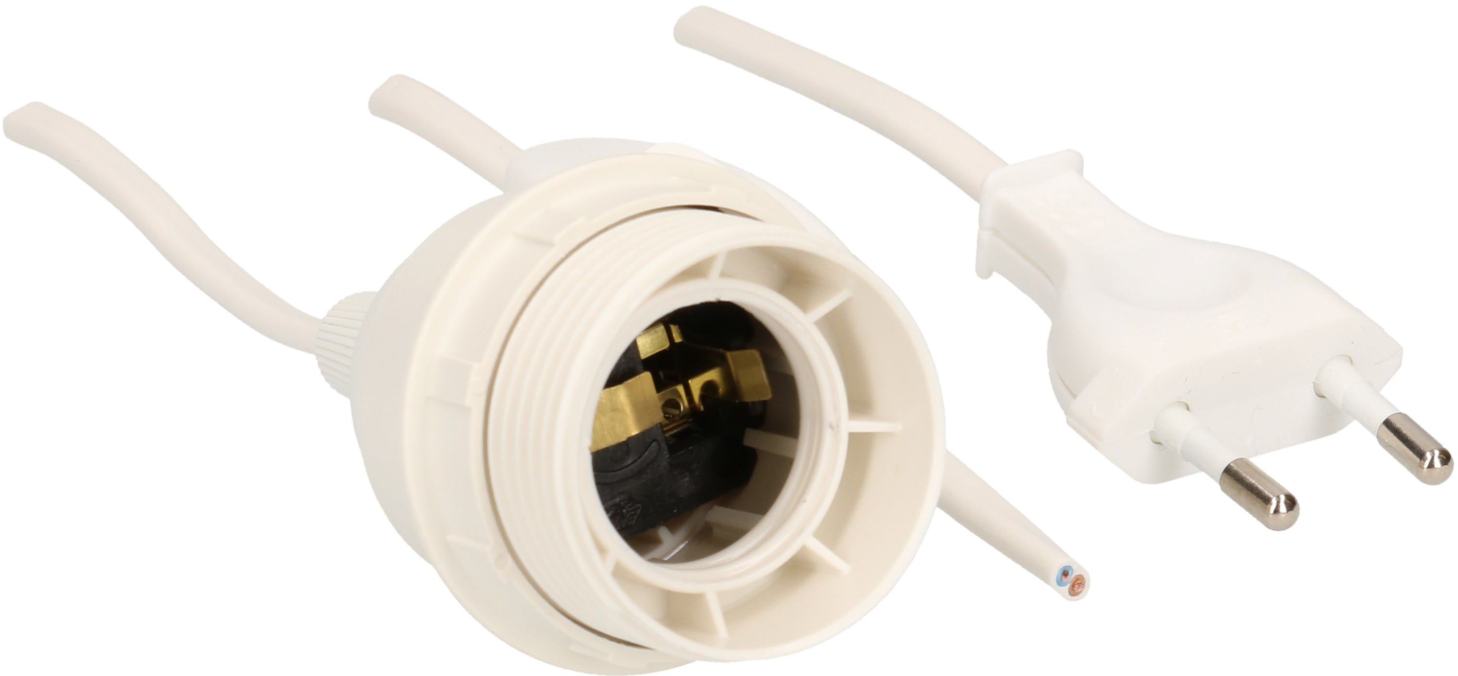 garniture d'éclairage E27 blanc L=1.5m