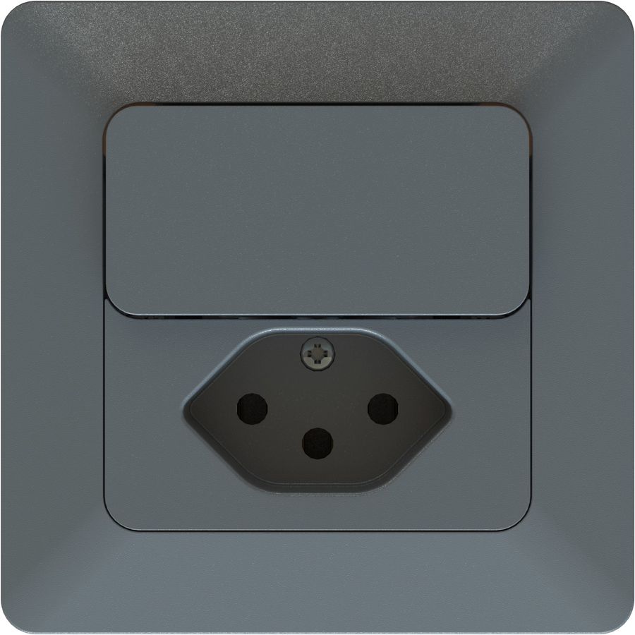 Kleinkombi Drucktaster A/R / Typ 13 UP priamos anthrazit