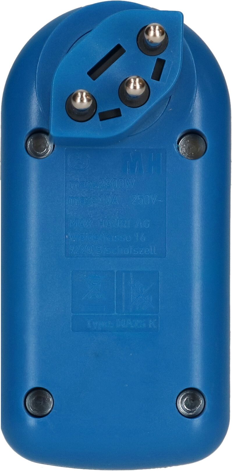 Multi adaptateur ADAPT 2x type 13 bleu rotatif interr. BS