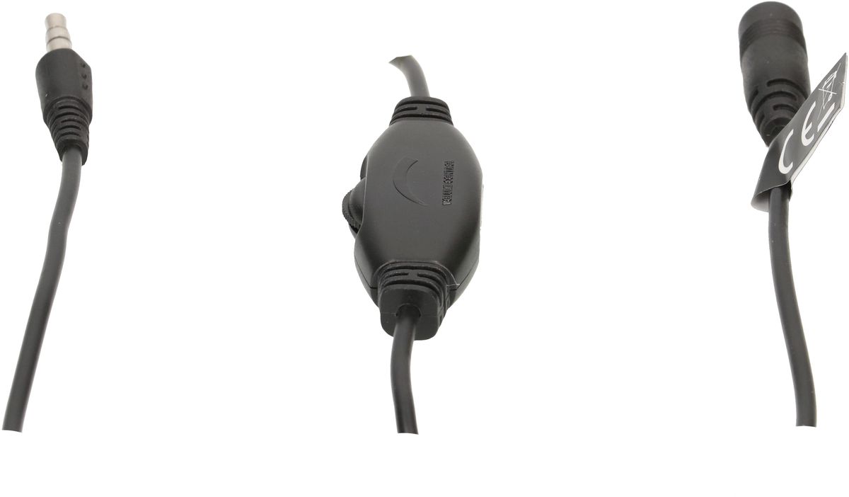 rallonge audio stéréo fiche/prise jack réglage du volume 3m noir