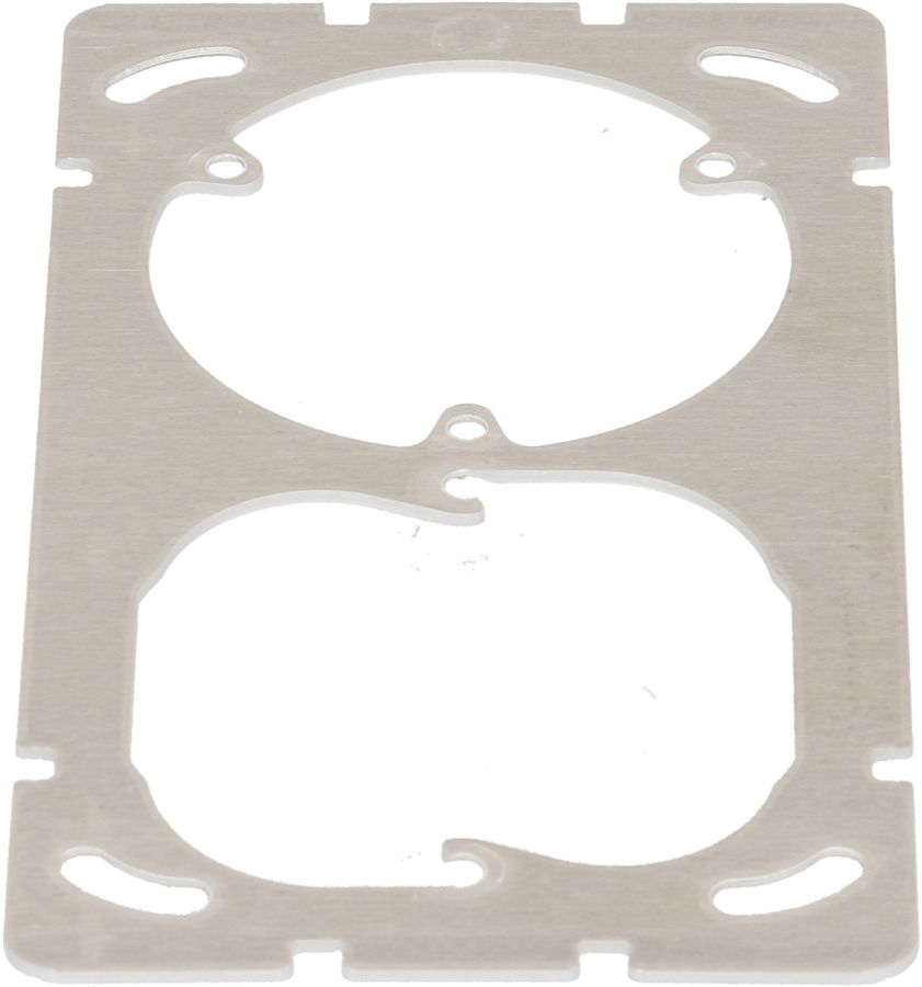 Plaque de fixation ta.1x2 avec fixation en 3 points EdizioDue