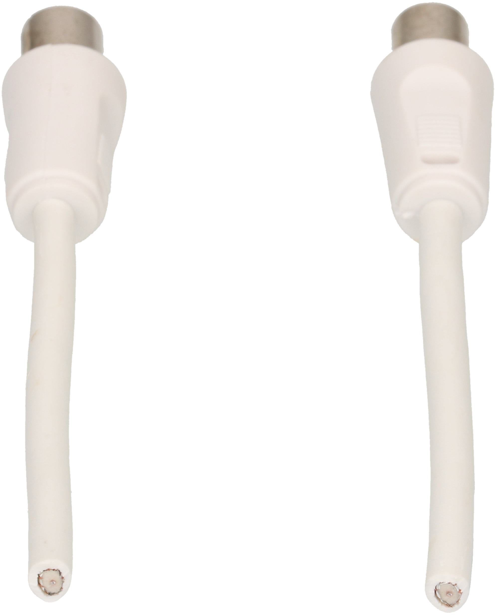 câble de raccordement 75dB 7.5m blanc