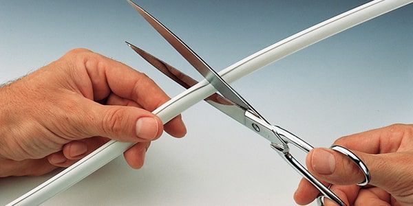 Kabelkanal Cablefix 7mm weiss selbstklebend 1m 4 Stück