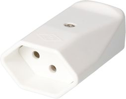 Prise TH type 13 3-pôles balnc pour diamètre du câble 6.0-8.5mm