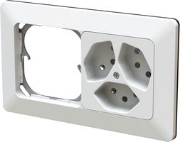 combinaison vide / 3x type 13 ta.1x2 ENC priamos blanc