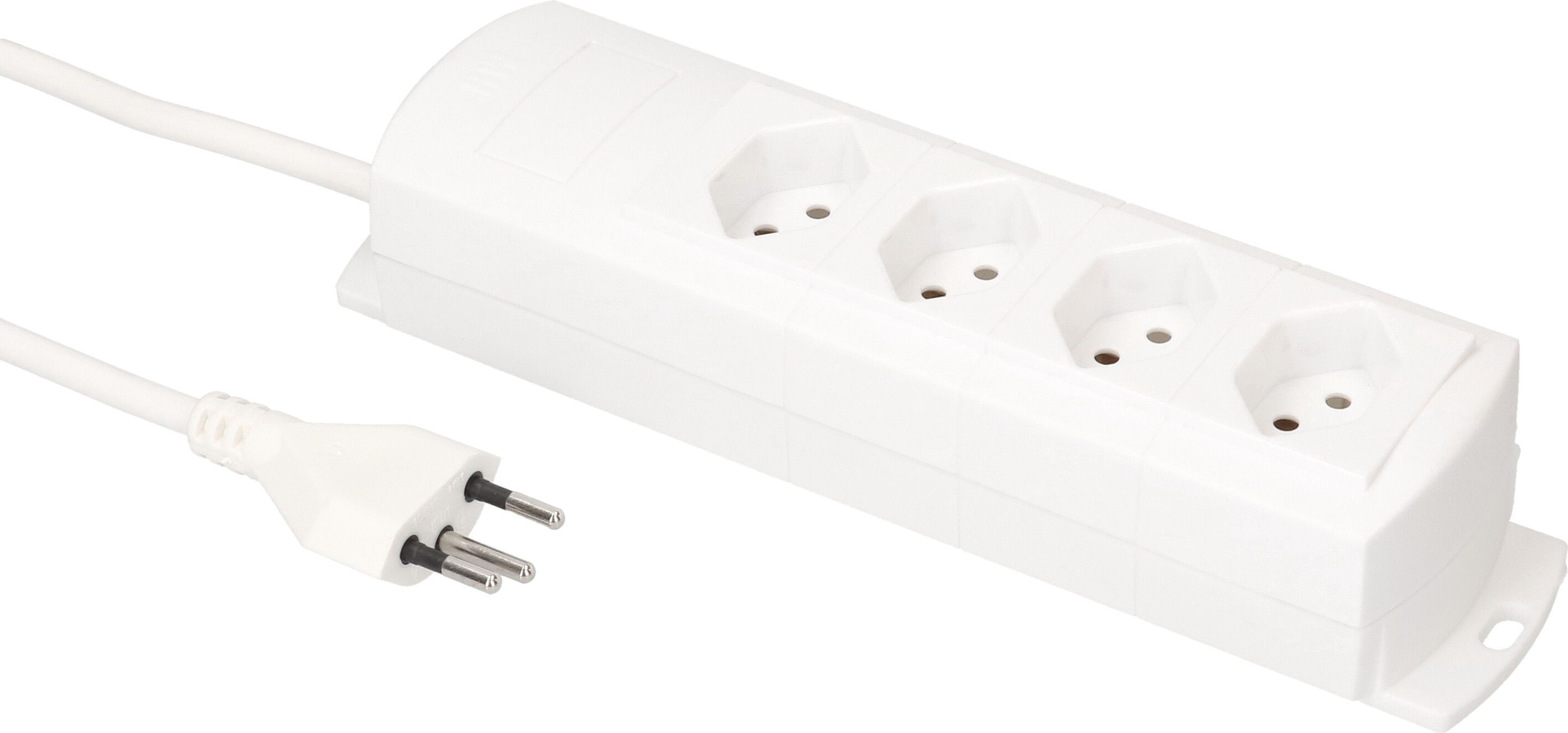 multiprise Prime Line 4x type 13 blanc 5m